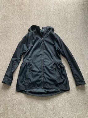 lululemon athletica Rain for Daze  Black Hooded Jacket Size 8